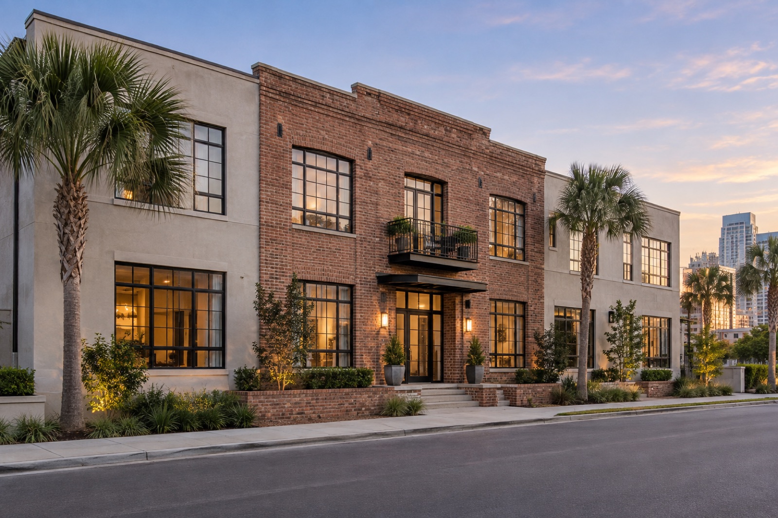 Original synthetic rendering for Urban loft with a walkable downtown setting